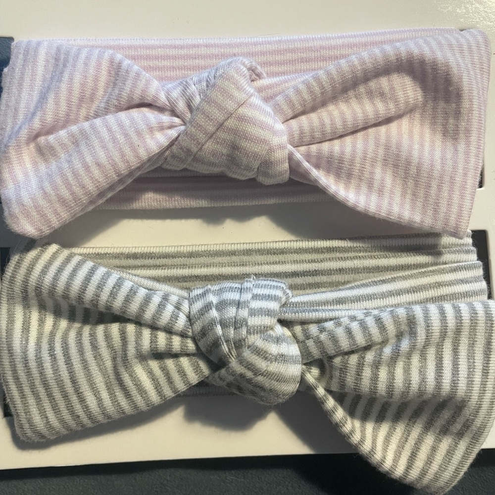 Baby Girls 2-Pack Knotted Headband
